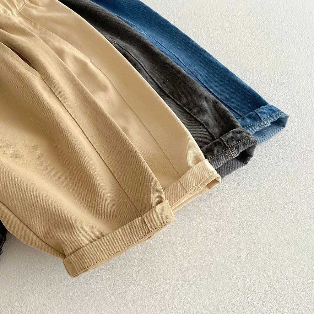 Spring 2025 Kids Jeans Daily Korean Sle 1-5 Year Old Girls Denim Pants Boys Trousers Kids Pants Z250220
