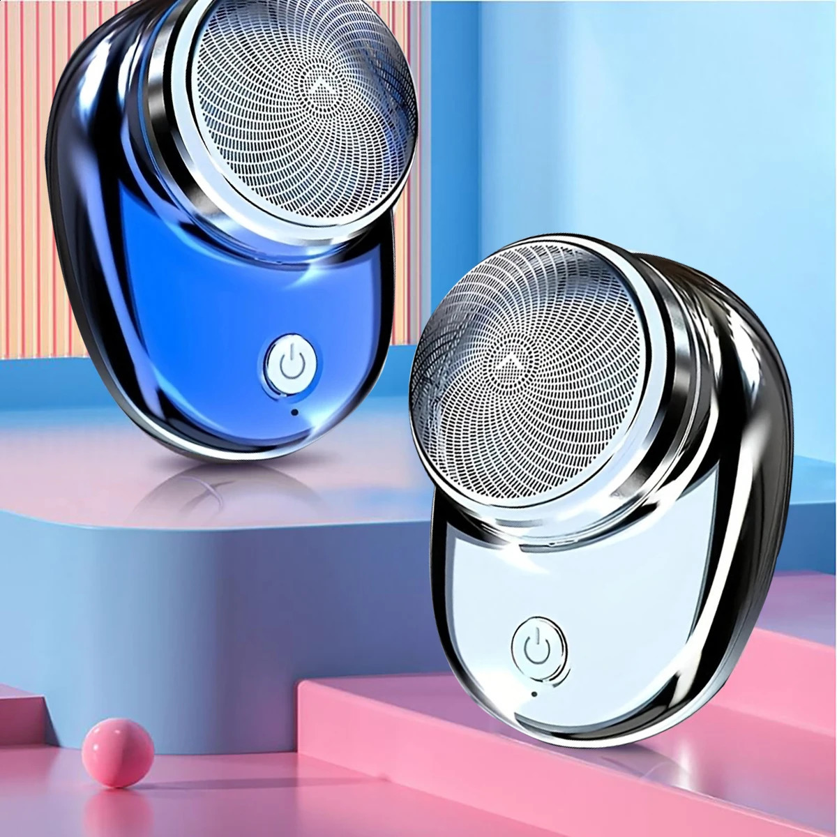 1PC Electric Shaver Charging Mini Pocket Travel Razor Portable Wireless Detachable Beard Hair Trimmer 250219