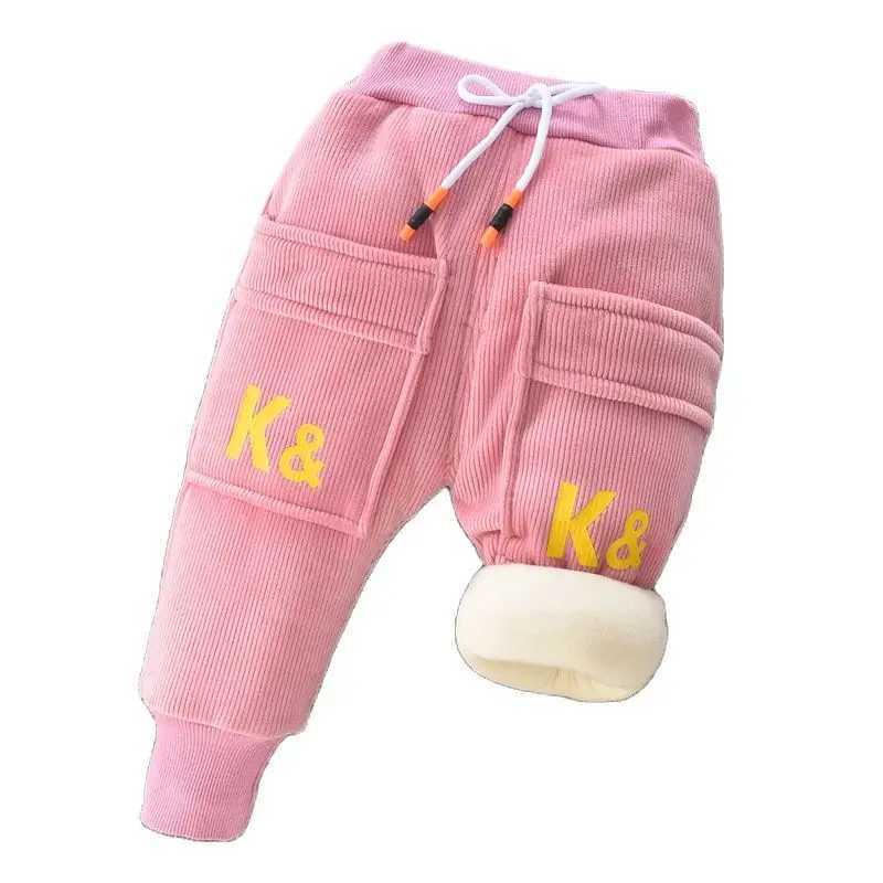 2023 High Qu Thick Warm Winter Jean Thicken Winter Warm Cashmere Jeans Boys Kids Trousers Children Pants 1-6Y Z250220