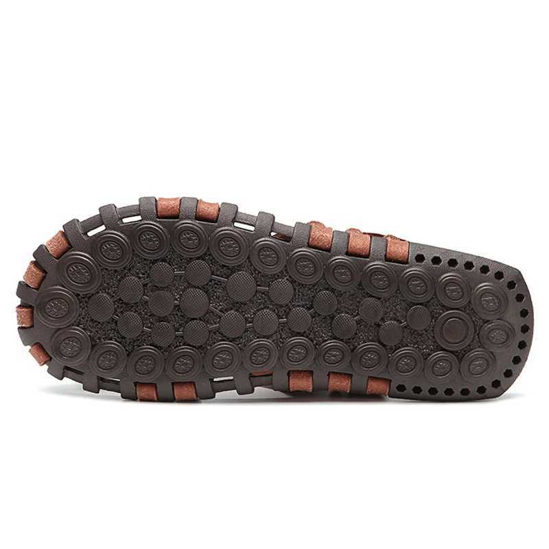 New Arrival Microfiber Leather Summer Breathable Casual Slip On Flat Mens Sandals Beach Sandal Man Shoes Sandals Men Comfort Soft T250220