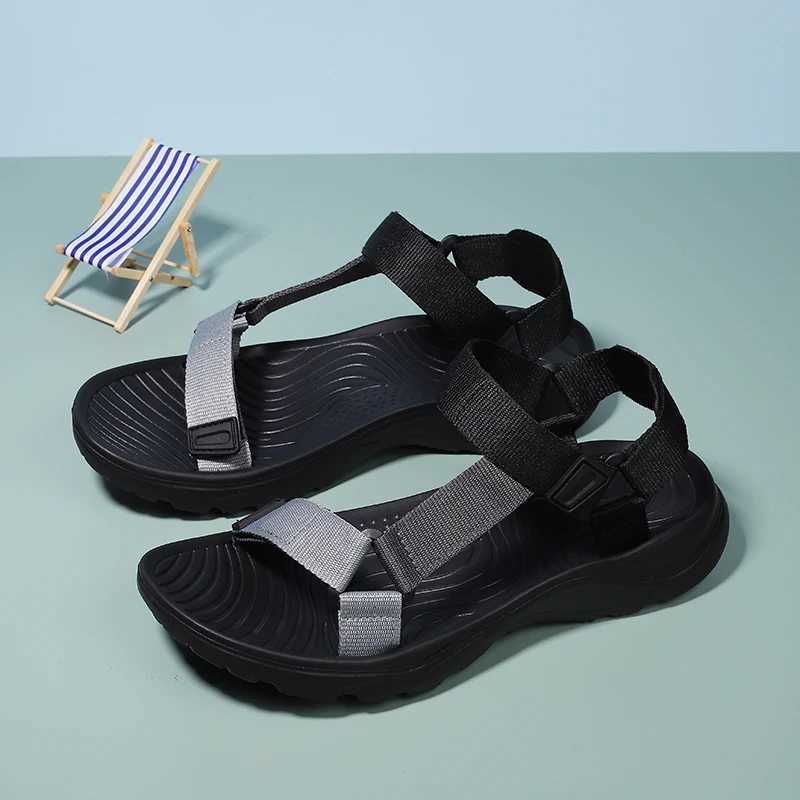 New Arrival Classic Men Sandals Non-slip Beach Shoes Summer Slippers Outdoor Lightweight Sneakers Male Retro Comfortable Casual Shoes 39-46# T250220