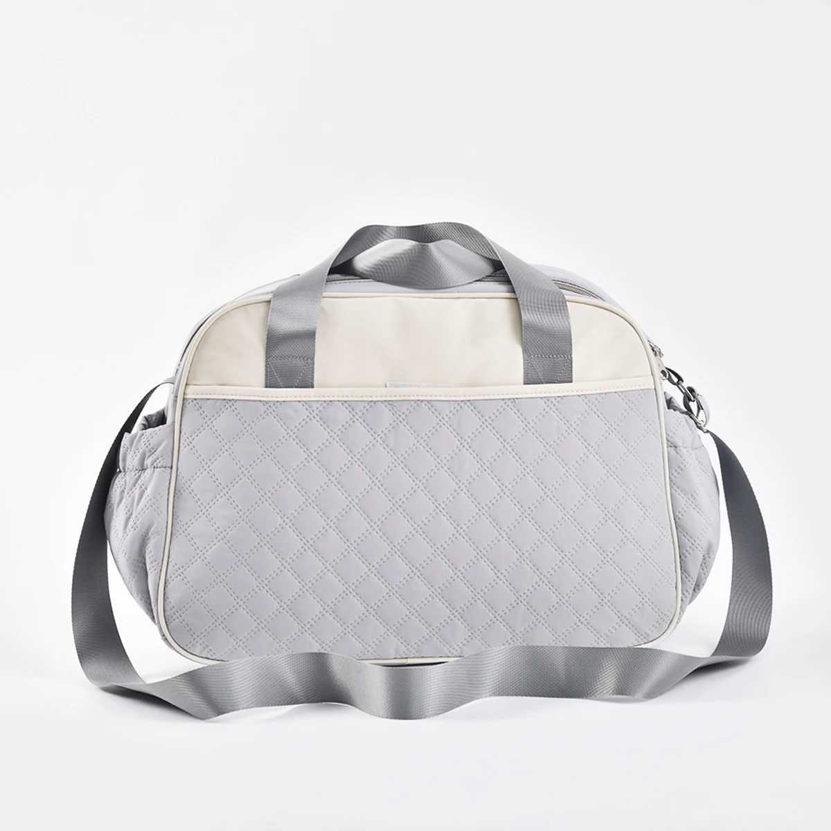 New Fashionable Embroidered One Shoulder Mommy Bag with Large Capacity and Multi function Leaning Urinary Bag for Going Out X250220
