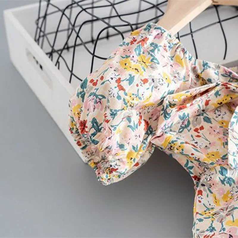 Summer dresses for girls clothes for new children backless lace countryside dress lace bubble sleeping princess dress X250220