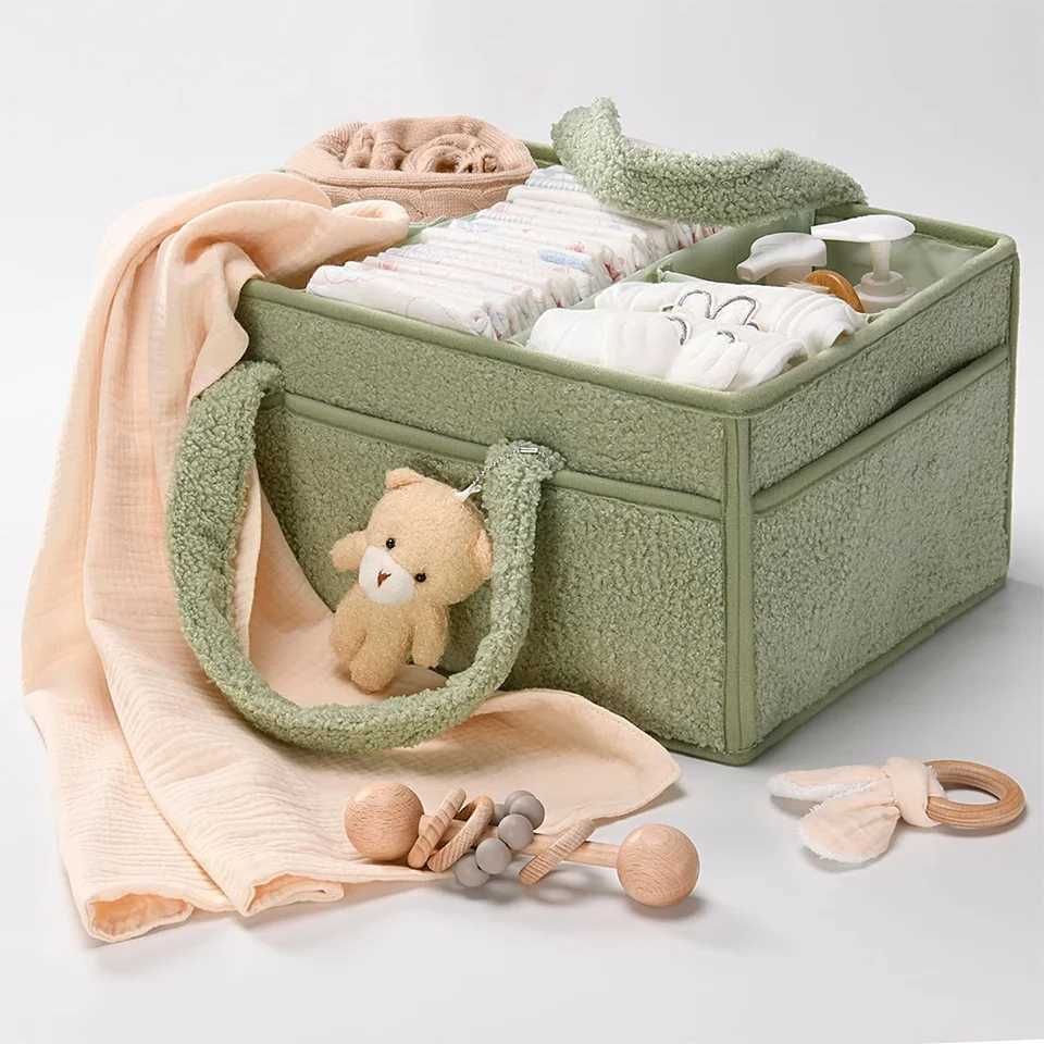 PANGDUBE Diaper Bag for Baby Newborn Items Things for Babies Diaper Stackers Caddies Baby Diaper Organizer Nappy Caddy X250220