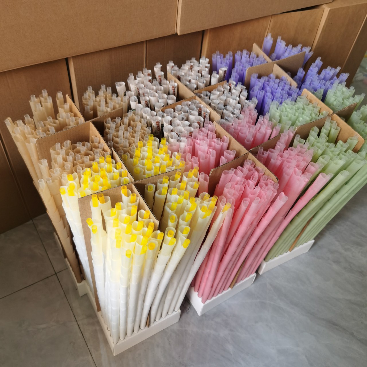 Custom LOGO Printed Rolling Paper Packaging Pre Rolled Cone Slow Burning All Size Paper Box 1000 pcs one box