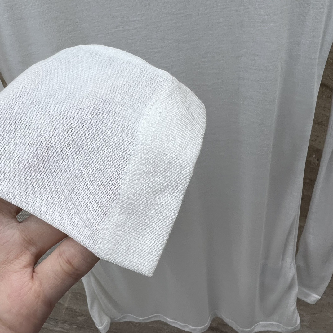 2026 A1 Designer Women's Perspective T-shirt Long Sleeve Round Neck Basic Top Casual Daily T-shirt Thin Breathable Men's Clothing