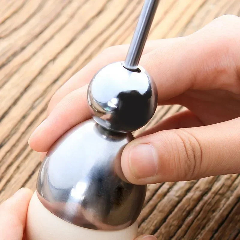 Egg shell Boiled Cooked Topper Egg Cracker Snipper Stainless Kitchen Tool Steel Cutter Opener Scissor Clipper egg cooker 250218