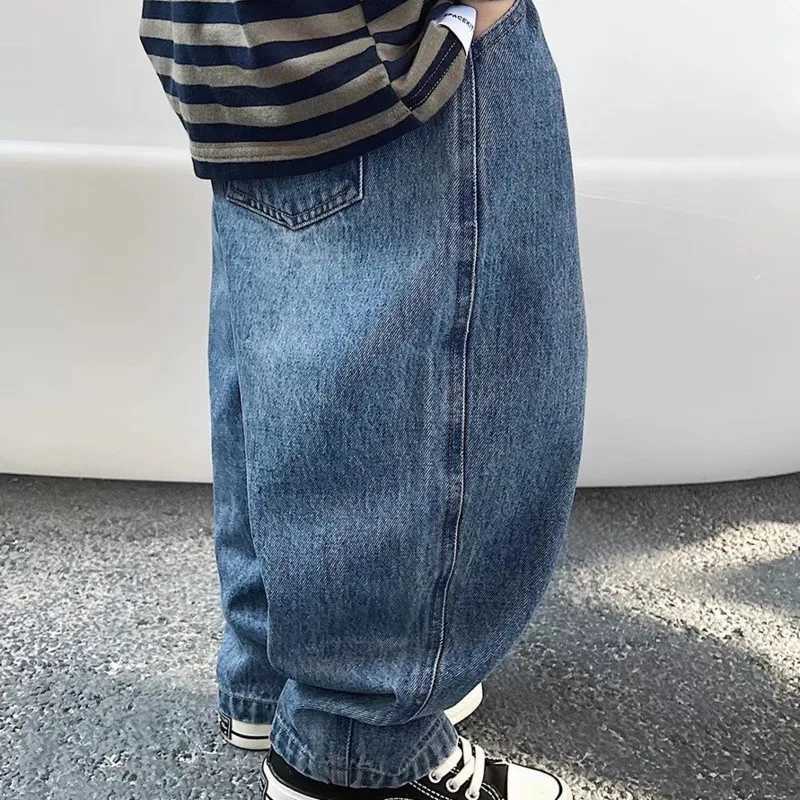 Teenage Casual Boys Summer Clothes For Teenagers Teen Kids Jeans Pants Childrens Boys Clothing Child Trousers Loose New Z250220