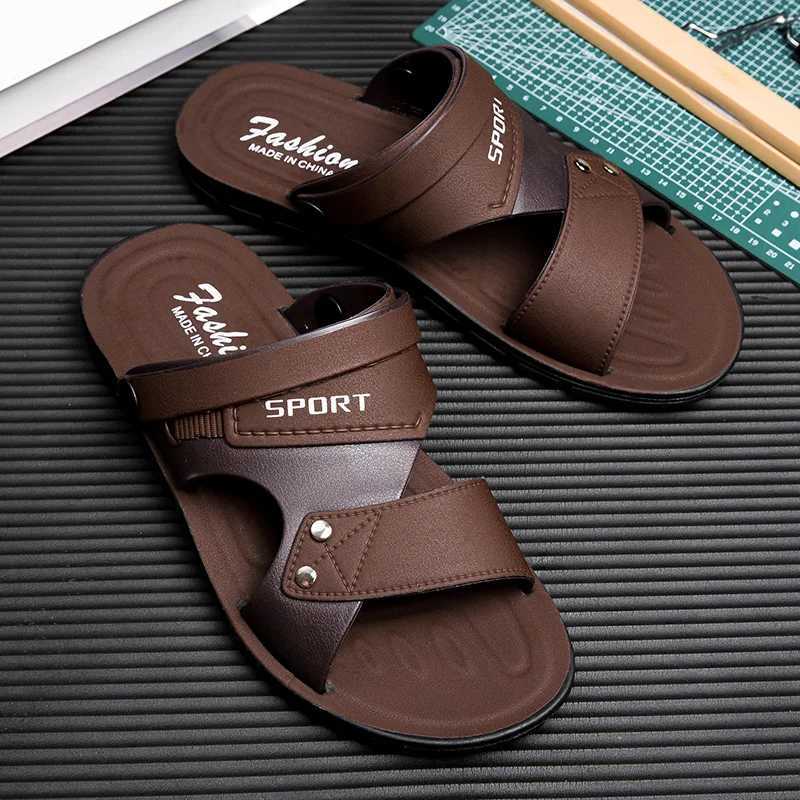 New Arrival Fashion Sandals Men Summer Slip On Casual Slippers Outdoor Beach Shoes Male Classic Mens Sandals Slippers T250220