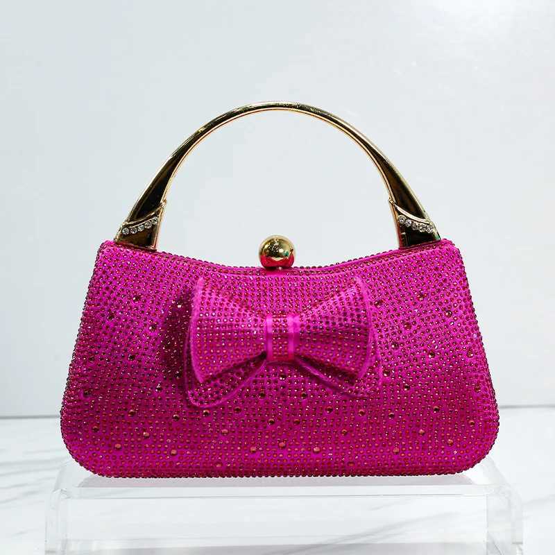 Italian Design Heart Shape Small Bag African Ladies Clutch Fashion Long Chain Shoulder Bag Z250220