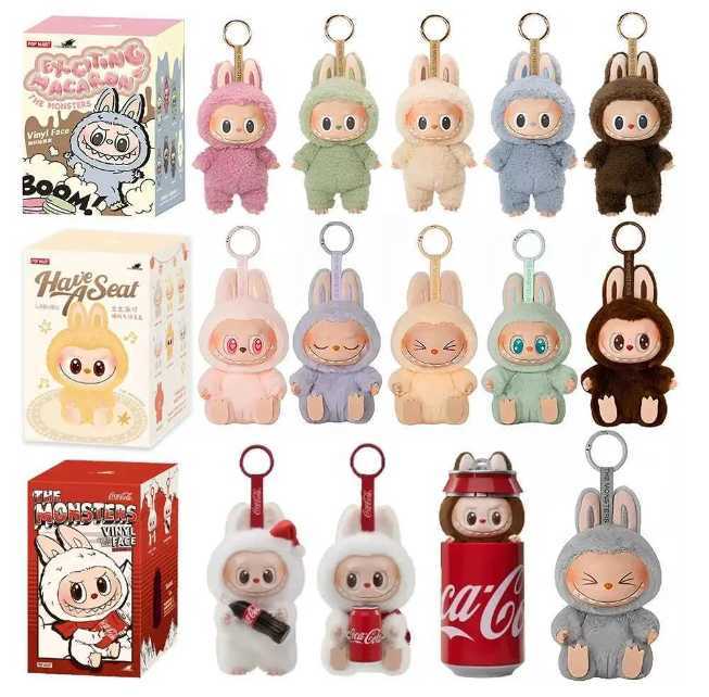 Labubu gifts 15cm Anime character Kaii Have A Seat series blind box cute mystery box toys PVC dolls and hobby decorations for children Christmas