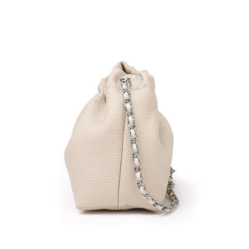 Fashion Chains Bag,Women Genuine Leather Shoulder Bag,100% Natural Cow's Skin,Female Messenger Cross Body Bag