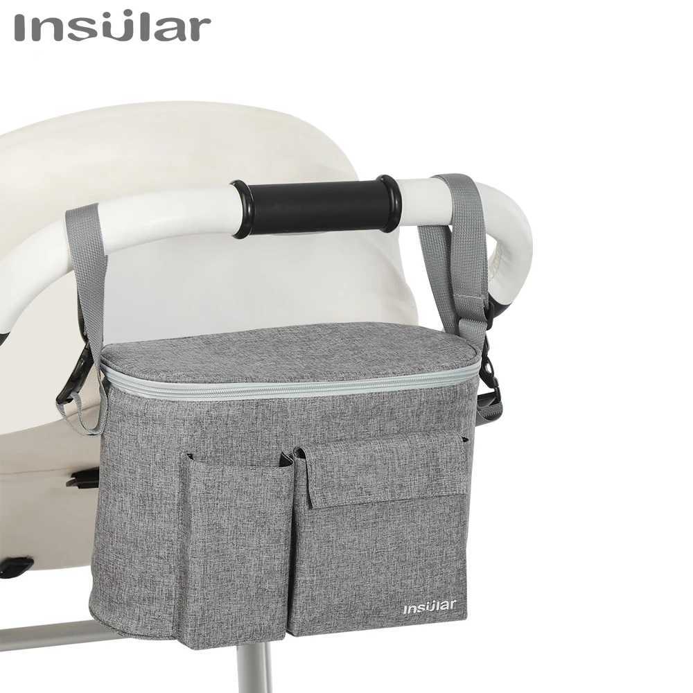 Baby stroller bag diaper mummy bag hanging basket storage basket travel stroller accessories X250220