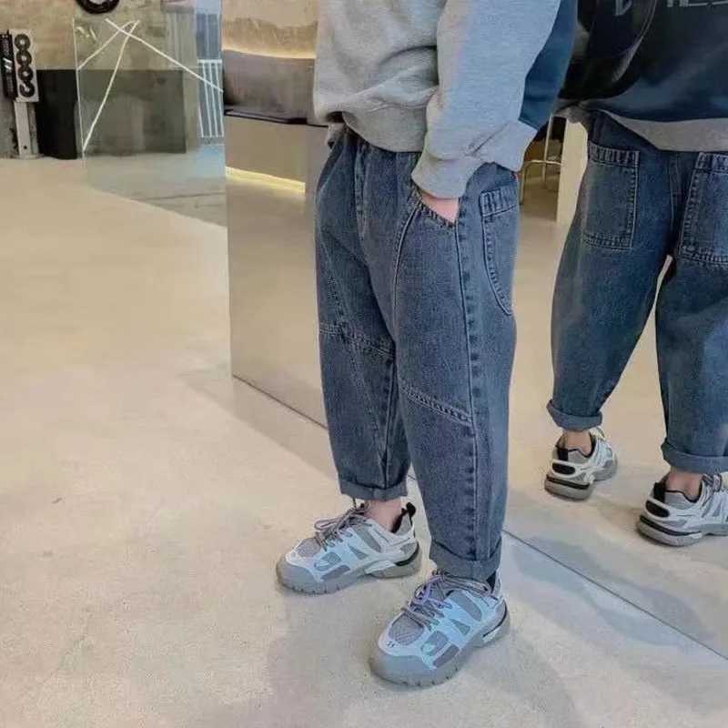 New Jeans For Boys Summer Clothes Child Trousers Teen Childrens Boys Clothing Kids Teenagers Pants Loose Casual Jeans Z250220