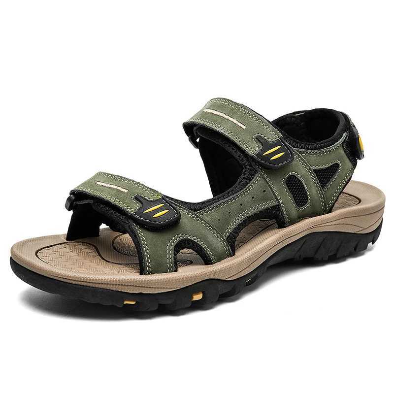 New Arrival Big Size 48 49 Beach Sandals For Men Outdoor Casual Trekking Summer Breathable Shoes Sandal Hook Loop Sandals Men Beach T250220