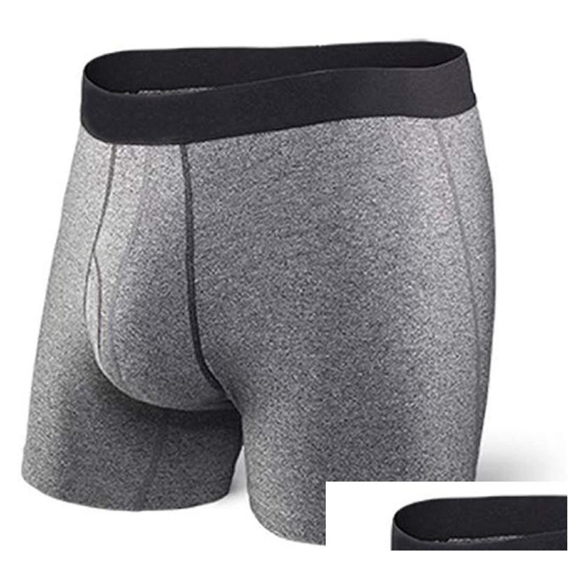 Underpants Saxx Mens Underwear Boxer Viscose Soft Vibe /Ultra Drop Delivery Apparel Oterv