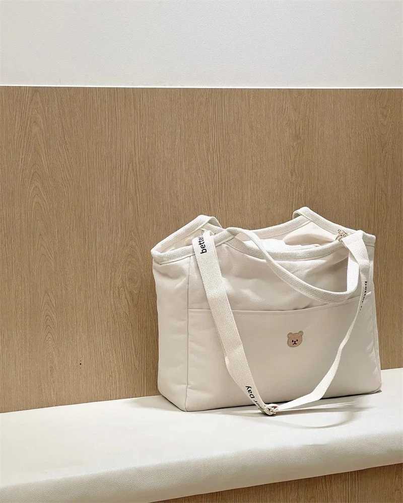 Milancel New Korean Mom Bag Multi functional Handbag Fashion Shoulder Bag Outdoor Lightweight Canvas Mon Bag X250220