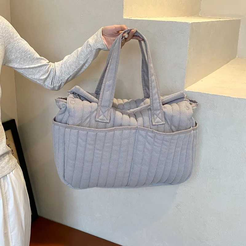 Foldable Diaper Bag Travel Duffle Bags Waterproof Sports Gym Tote Bags for Women Large Capacity Storage Luggage Handbag X250220