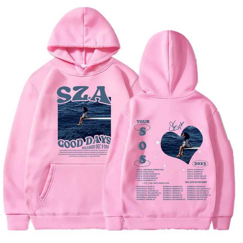 SZA SOS Good Days Hoodie 2023 Tour Mens Fashion Hoodie Hip Hop Super Dalian Hoodie Sportswear X250220