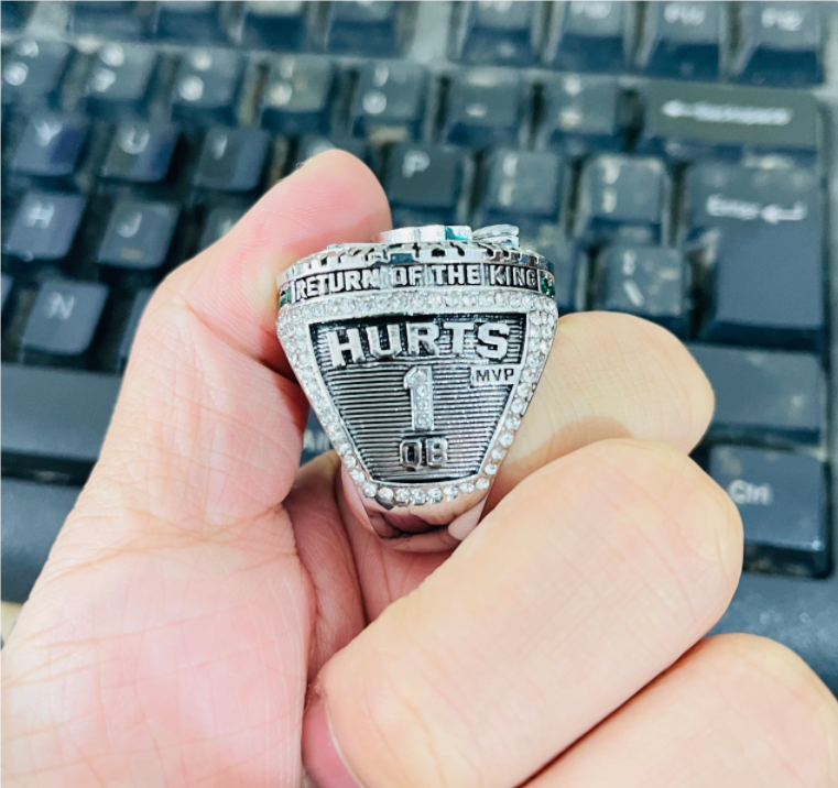 2024 2025 Eagles Team Champions Championship Ring With Wooden Display Box Sport Souvenir Men Fan Gift R250414