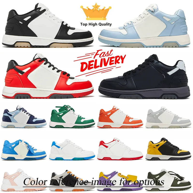 Platform White Low Out Of Office Sneaker Midtop Sponge Designer Casual Shoes Women Mens Luxury Brand Arrows Motif For Walking Loafers Trainers Calf Leather Sneakers