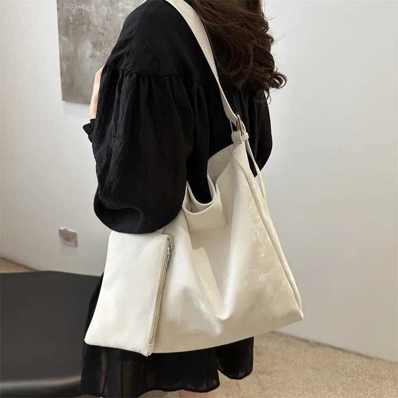 2024 New Fashion Two Piece Set Women's Handbag with Wallet Quality PU Leather Shoulder Bag Women's Crossbody Bag Casual Tote Bag