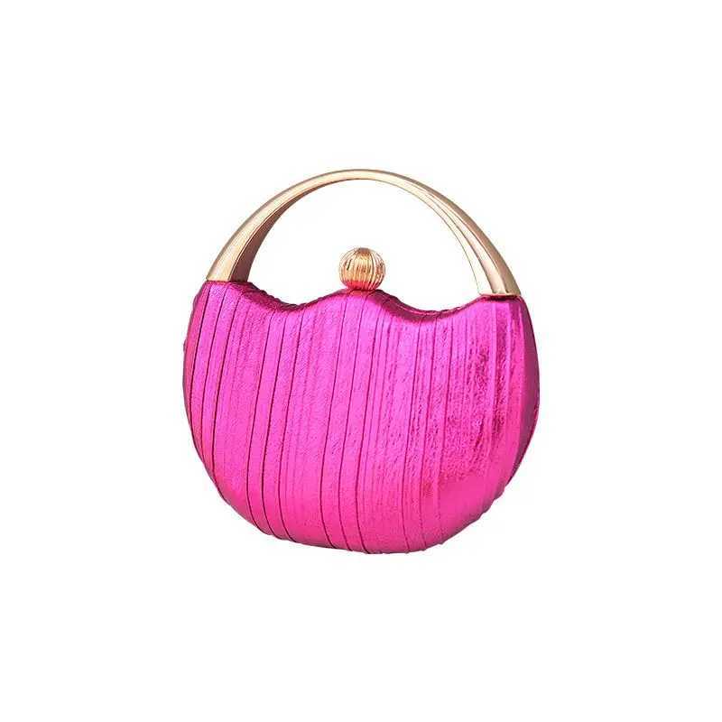 Clutch Bag Luxury Handbags For Women Elegant Round Shoulder Bag Female Small Party Evening Clutch Bag Purse Main Bag Z250220