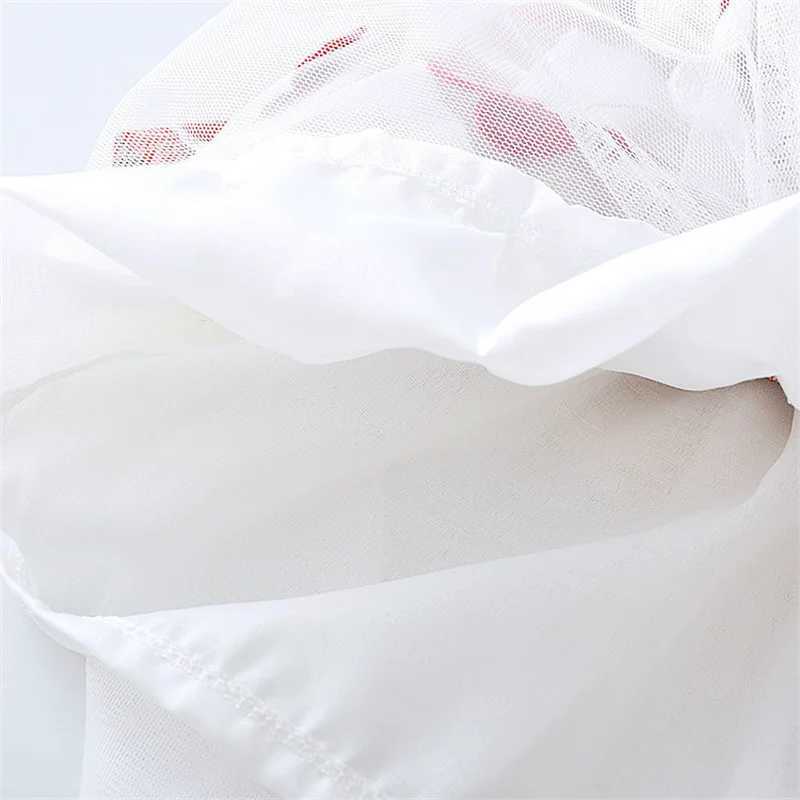 Spring and autumn baby girl dress cute children flower bow childrens clothing princess evening dress childrens clothing 0-4 Y long sleeved X250220