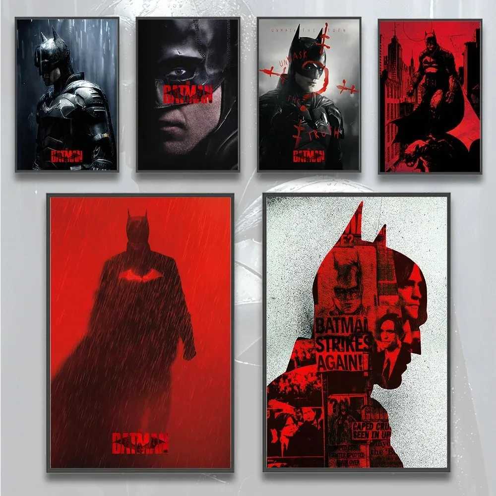 Batman Movie Posters Figures He Decoration Canvas Painting Wall Art Bedroom Cartoons Decor Y250218