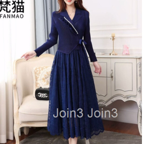 pleated autumn and winter new dress large skirt medium long style elegant long skirt