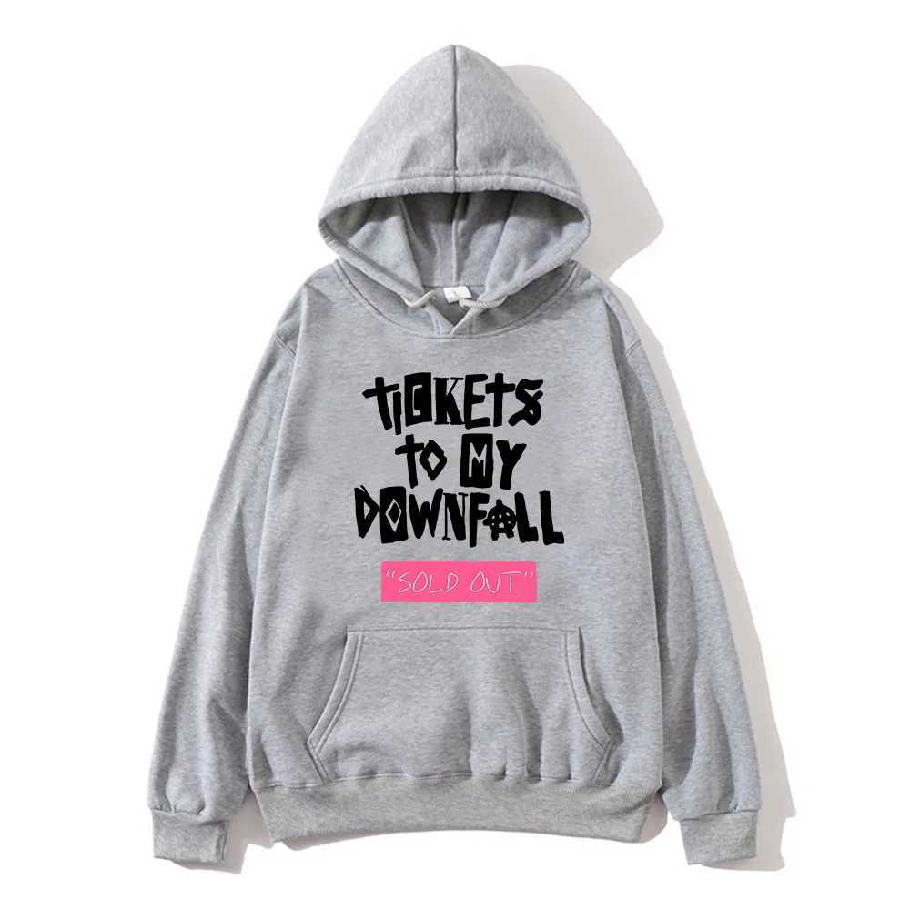 Unisex Graphic Print Hoodies Singer Mgk Sweatshirts Hip Hop Trendy Streetwear Soft Clothing Men And Women W250222
