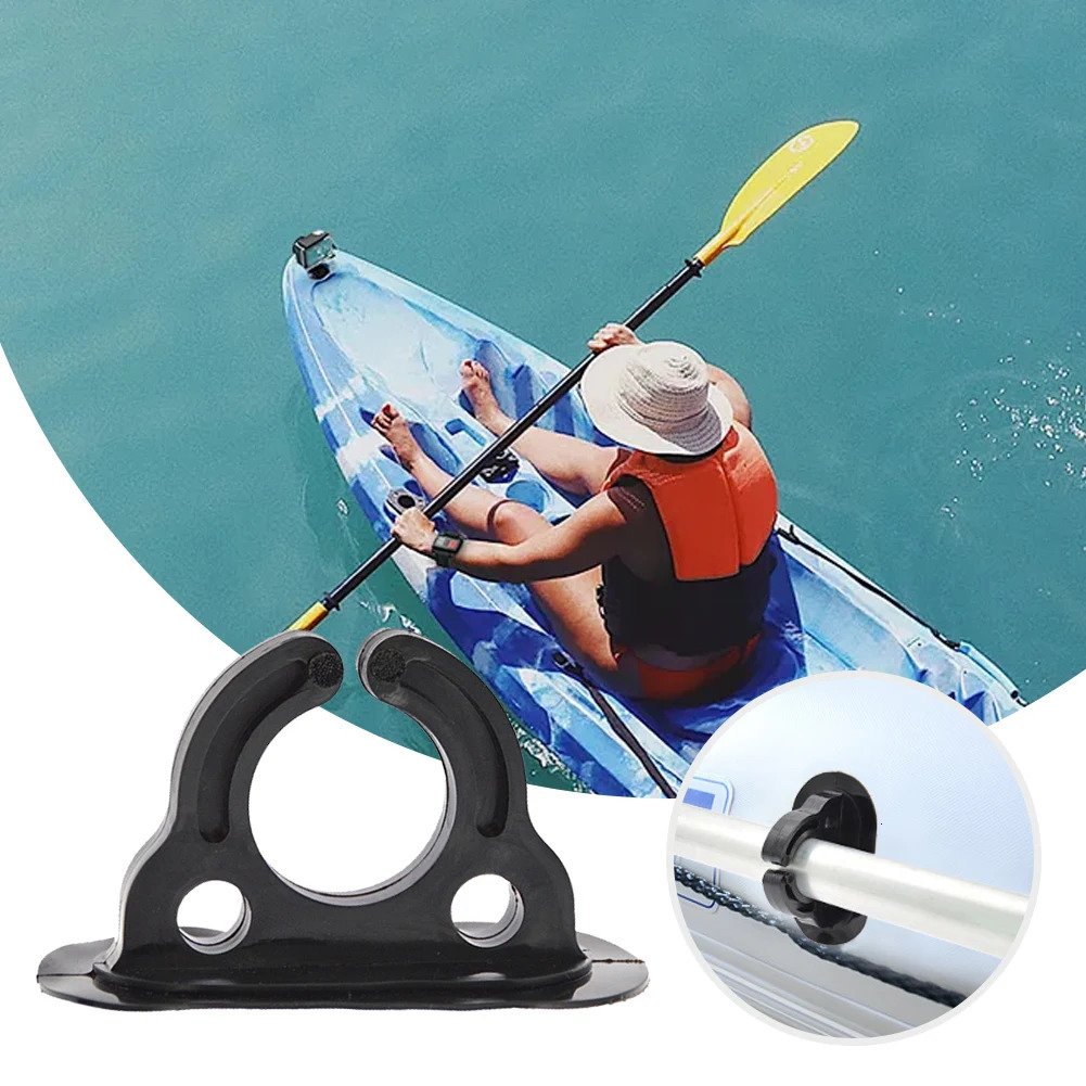 24 Pcs Paddle Storage Holder Plastic Rubber Boat Clips Oar Keeper for Kayaks Canoes Rowing Boats Inflatable 250220z
