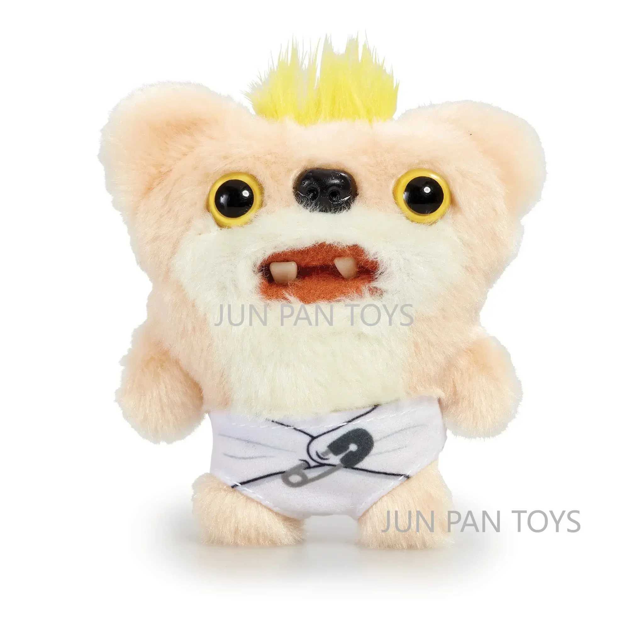 Plush Dolls New Fuggler Funny Ugly Gold Monster Turtles Budgie Underwear Lab Misfits Edition Block Love Baby Fugg Plush Collectible Toy H250221