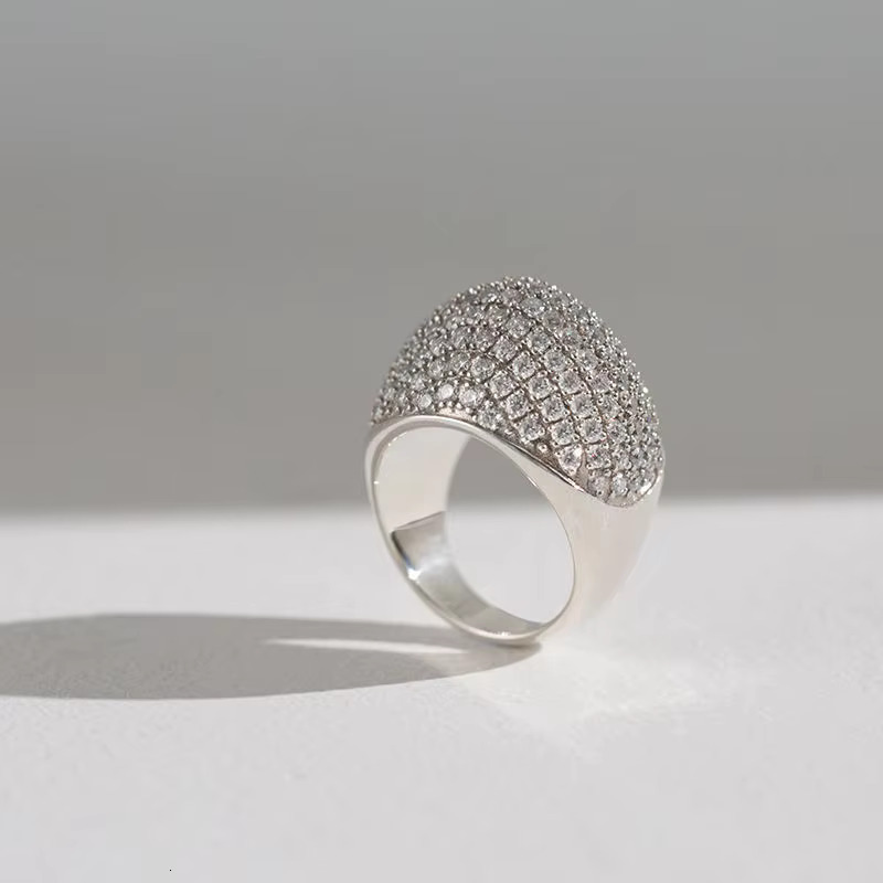 Female Personality Moissanite Index Finger Ring