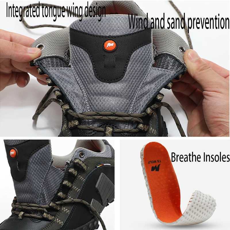Waterproof Hiking Shoes Couples - Breathable, Anti-Slip, Windproof Outdoor Sneakers For Hot Men New & Women
