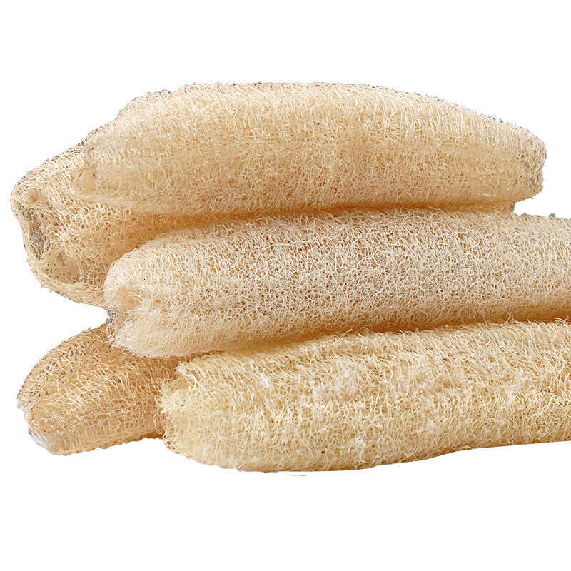 5 Pieces Second Grade Long Root For Dishwashing Household Brushing Bowls And Pots Non Greasy Loofah Pulp Cleaning Wiping Cloth