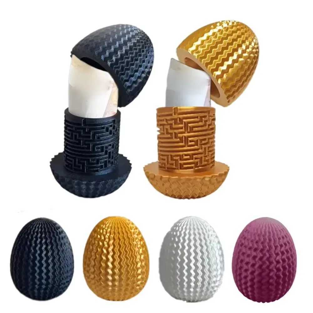 3D Printed Interactive Creative Money Maze Dragon Egg Gift Decorate Unlock Storage Box for Birthdays Free shipping