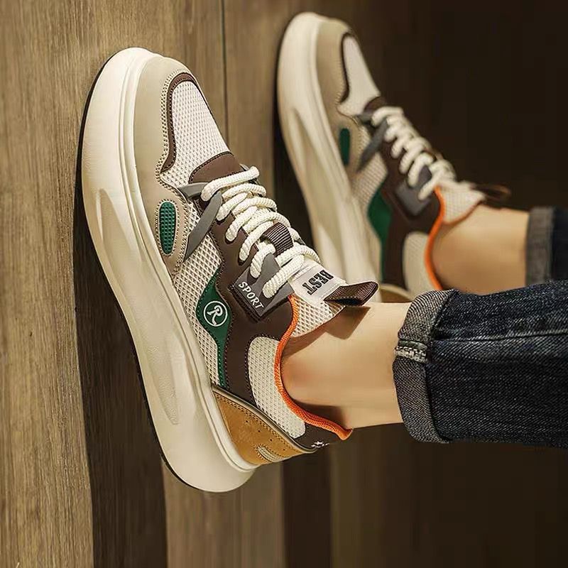 2025 Spring summer Men shoes Casual Thick Sole Sneaker Increasing Cushioning Running Shoes Designer Footwear Free Shipping Footwear 39-44