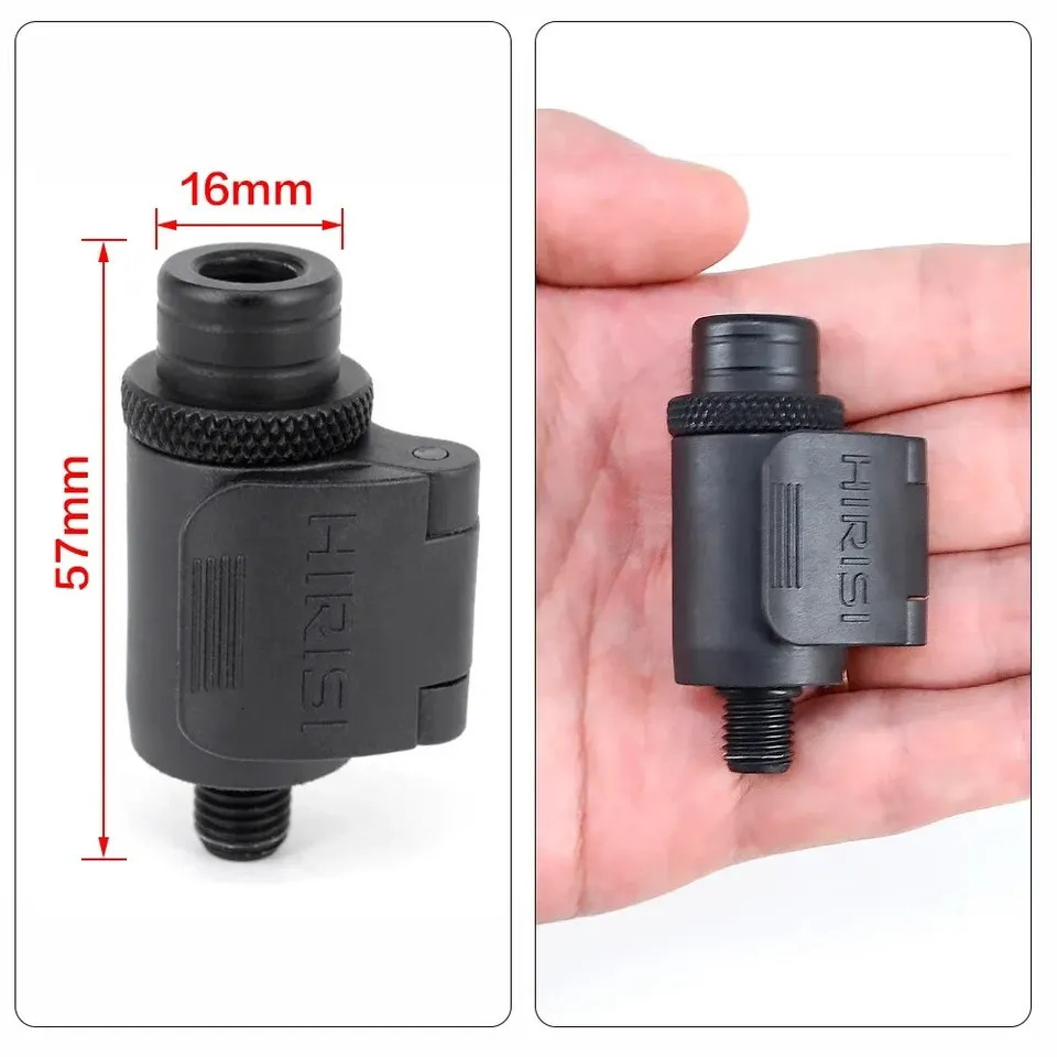 Hirisi Carp Fishing Quick Change Connector Aluminium For Carp Fishing Alarms Rod Pod Bank Sticks AQ211 250222