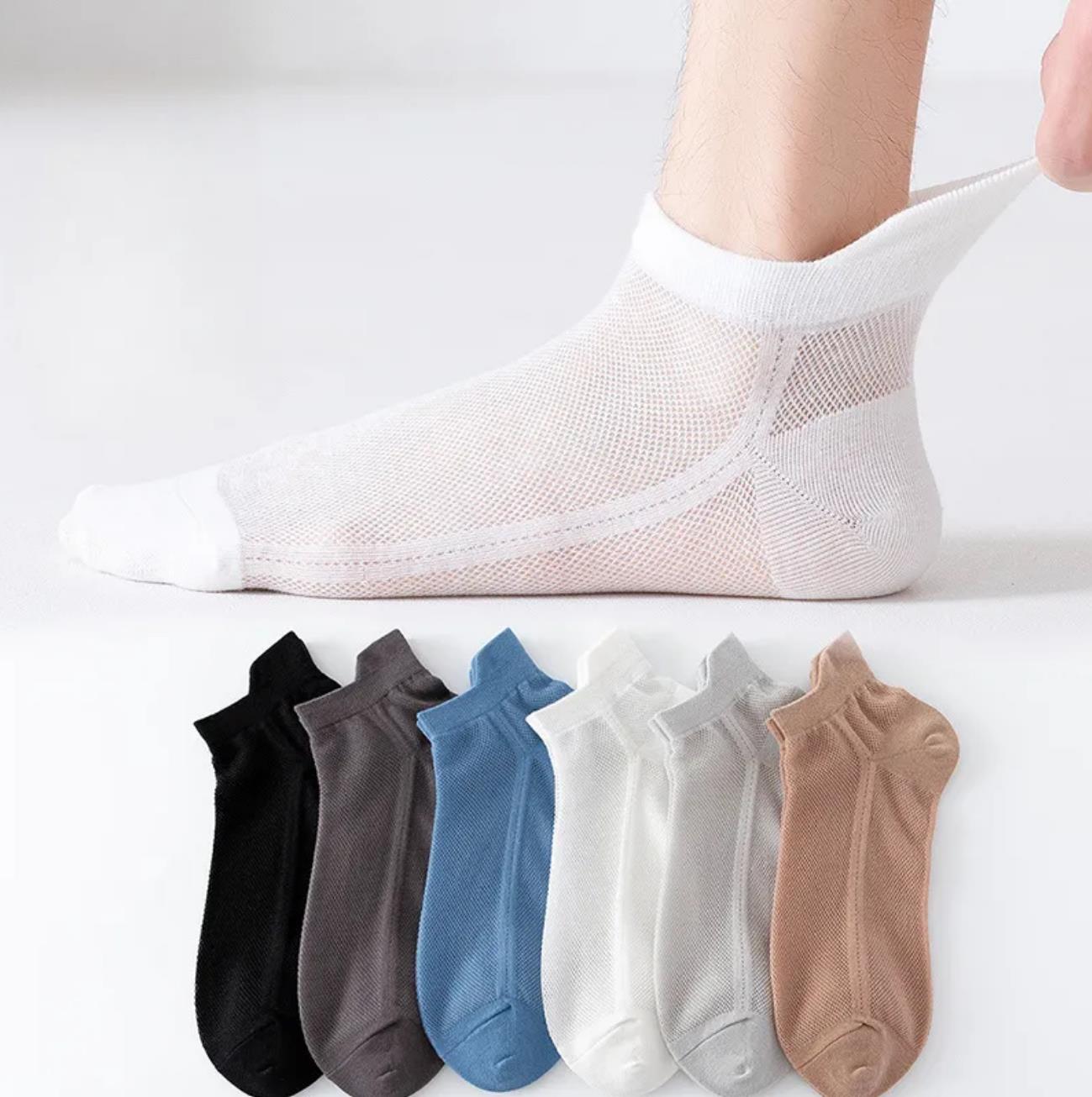 Maryya OC 6001 Womens Athletic Socks Sports Wear Mesh Breathable Short Socks for All Seasons Thin and Sweat Absorbent Fashion Anti Friction