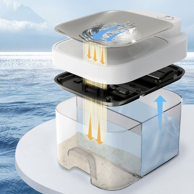 Clean Separation Pet Fountain Fresh Water Zero Contamination