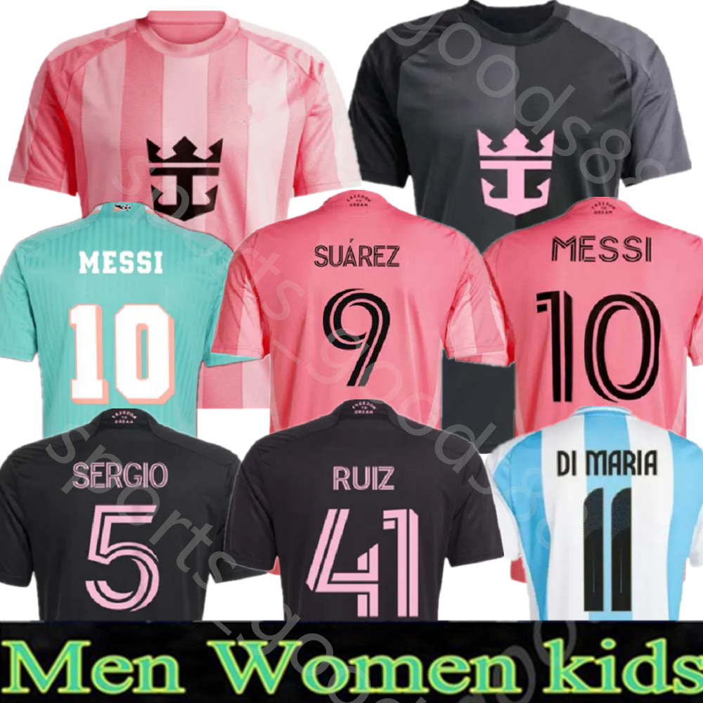 2024 2025 SUAREZ Miamis Soccer Jerseys MARTINEZ Matuidi HIGUAIN CAMPANA YEDLIN TAYLOR 24 25 football shirt men kids kits Player Fans version adultS
