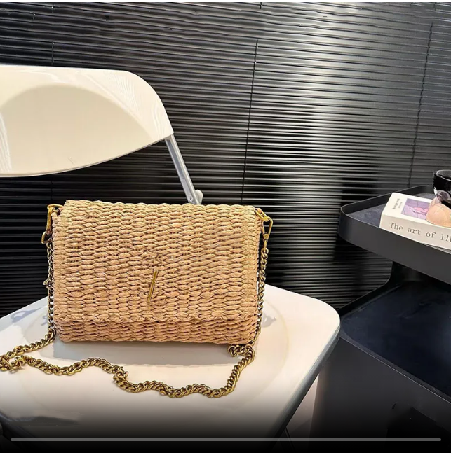 Women's Large Capacity Woven Straw Bag Summer Fashion Shoulder Bag Summer Beach Beach Bag for Ladies by the Sea Airport Bag Crossbody Bag Saddle bag Underarm bag