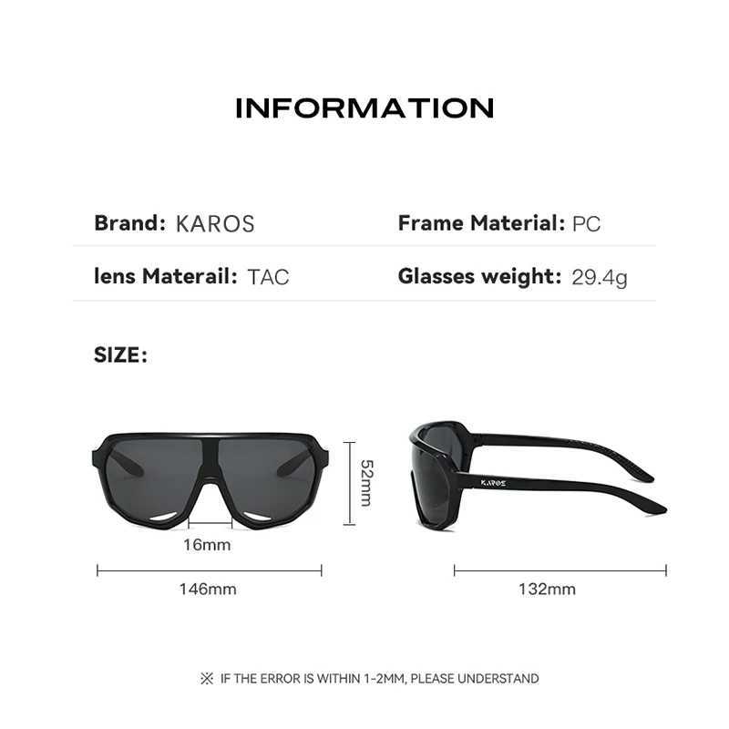 KAROS polarized sunglasses brand designer sunglasses mens fashion driving sunglasses eye mask YZ2010 W250408