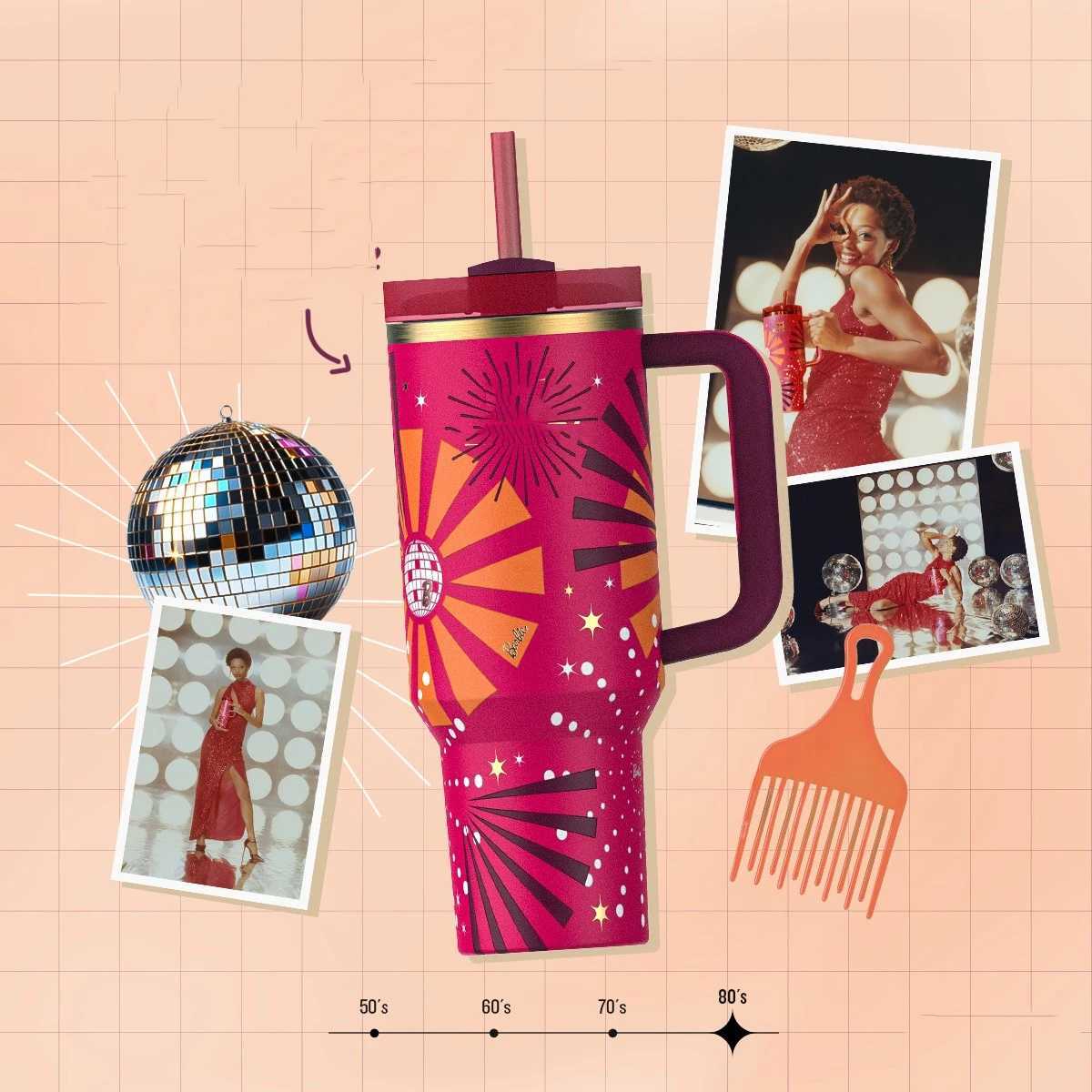Fashion Hot S 40oz Stainless Steel Cup Handle Lid and Straw Vntines Day Christmas Gift Birthday Gift With Y250221