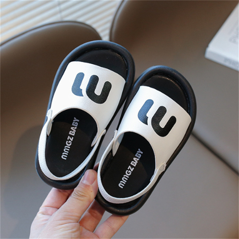 Slipper Kids Sandals for Boys Girls - Soft Sole Non-Slip Walking Shoes for Toddlers Babies - Beach Summer 2024 S25326