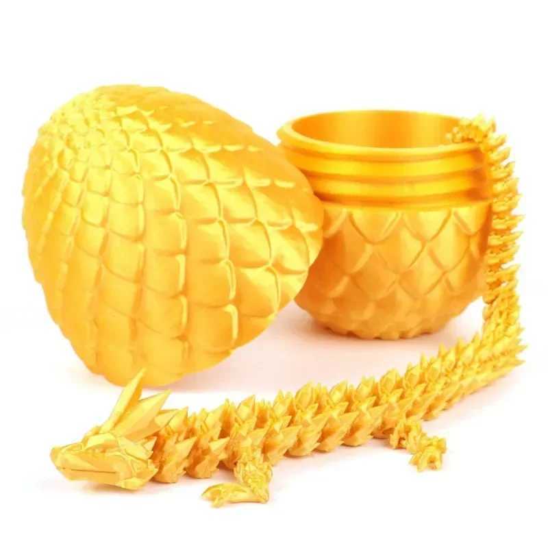 Crystal with Fully Articulated Joints Dragon Egg A Decompression Toy for Office Desk Decoration and Childrens Gifts Free shipping
