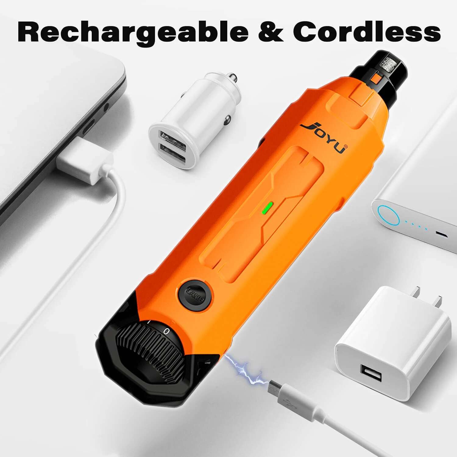 6-Speed Enhanced Pet Grinder Super Quiet Rechargeable Electric Dog Nail Trimmer Painless paws grooming