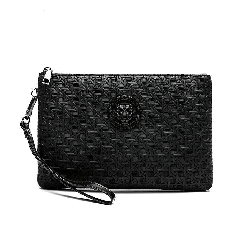 Fashion Business Men Day Clutch Phone Bag High Quality PU Leather Money Handbag Casual Male Cardholder Case 250213