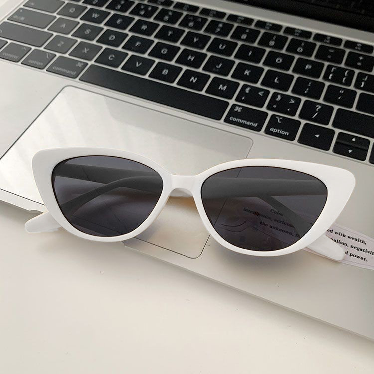 Pink cat eye sunglasses, women's brown summer style new sunglasses, men's sun protection, internet famous retro trendy fashion